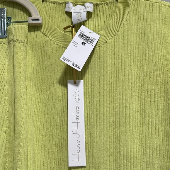 House of Harlow Lime Sherbert Skirt Two-piece set - Picture 4 of 4